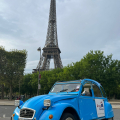 2 CV miniature Bleue Gisèle