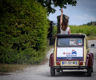 Rallye Évasion dans le Médoc en 2CV